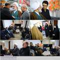 دیدار آیت‌الله فلاحتی با خانواده‌های دو شهید گیلانی جنگ تحمیلی سوم در لنگرود و لاهیجان