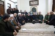 دیدار جمعی از مسئولین با خانواده شهید جنگ رمضان ،سرتیپ پاسدار شهید کمیل مطیع دوست