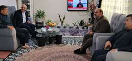  دیدار با جانباز، خانواده شهید و همکار بازنشسته