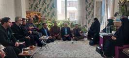 دیدار مدیران‌کل بنیاد شهید گیلان و قزوین با خانواده معظم شهیدان رستمی