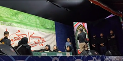 وداع با پیکر مطهر شهید علی‌اصغر شادکام با لالایی مادرانه حضرت زهرا(س)