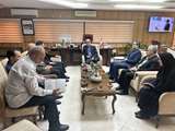 جلسه دکتر فلاح و داوطلب مدیرکل بنیاد گیلان با استاندار برای حل مشکل مسکن ایثارگران