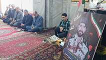 حضور استاندار گیلان و مدیرکل بنیادگیلان در مراسم یادبود شهید‌ جنگ رمضان در هند خاله صومعه‌سرا